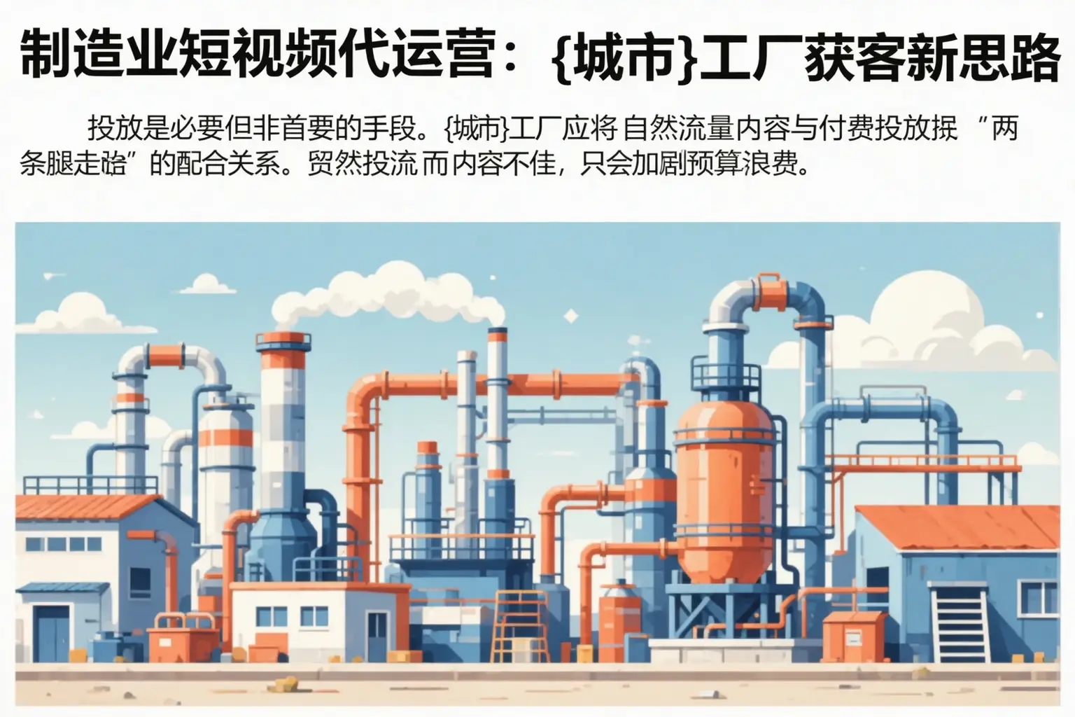 制造业短视频代运营：江岸工厂获客新思路