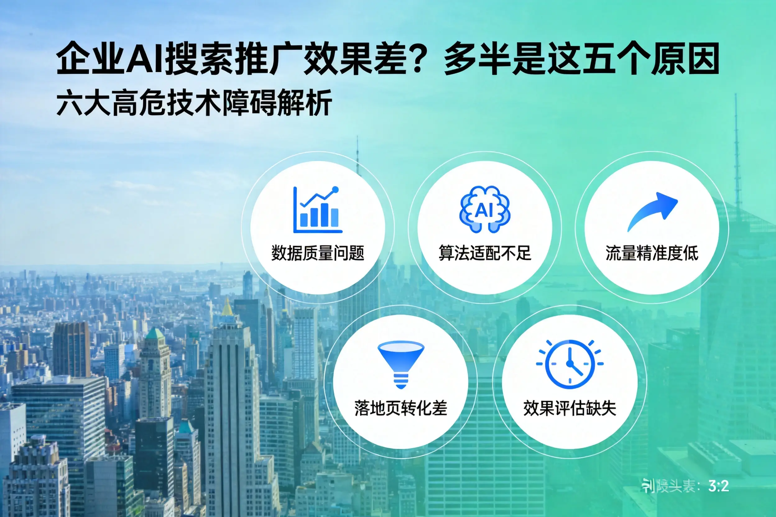 江岸企业AI搜索推广效果差？多半是这五个原因